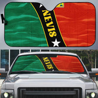 Nevis in Saint Kitts and Nevis Auto Sun Shade Star Design and Coat of Arms - Wonder Print Shop