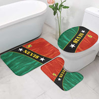 Nevis in Saint Kitts and Nevis Bathroom Set Star Design and Coat of Arms - Wonder Print Shop
