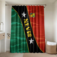Nevis in Saint Kitts and Nevis Bathroom Set Star Design and Coat of Arms - Wonder Print Shop
