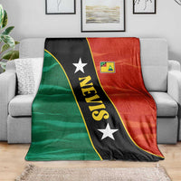 Nevis in Saint Kitts and Nevis Blanket Star Design and Coat of Arms - Wonder Print Shop