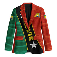 Nevis in Saint Kitts and Nevis Blazer Star Design and Coat of Arms - Wonder Print Shop