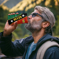 Nevis in Saint Kitts and Nevis 4 in 1 Can Cooler Tumbler Star Design and Coat of Arms - Wonder Print Shop