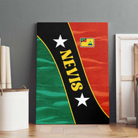 Nevis in Saint Kitts and Nevis Canvas Wall Art Star Design and Coat of Arms - Wonder Print Shop