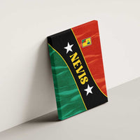 Nevis in Saint Kitts and Nevis Canvas Wall Art Star Design and Coat of Arms - Wonder Print Shop