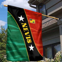 Nevis in Saint Kitts and Nevis Garden Flag Star Design and Coat of Arms - Wonder Print Shop