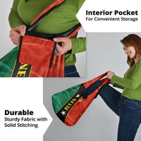 Nevis in Saint Kitts and Nevis Grocery Bag Star Design and Coat of Arms - Wonder Print Shop