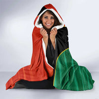 Nevis in Saint Kitts and Nevis Hooded Blanket Star Design and Coat of Arms - Wonder Print Shop