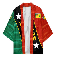 Nevis in Saint Kitts and Nevis Kimono Star Design and Coat of Arms - Wonder Print Shop