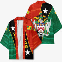 Nevis in Saint Kitts and Nevis Kimono Star Design and Coat of Arms - Wonder Print Shop