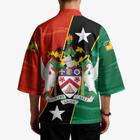 Nevis in Saint Kitts and Nevis Kimono Star Design and Coat of Arms - Wonder Print Shop