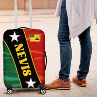 Nevis in Saint Kitts and Nevis Luggage Cover Star Design and Coat of Arms - Wonder Print Shop