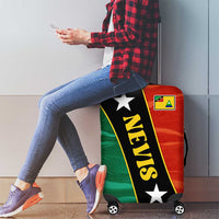 Nevis in Saint Kitts and Nevis Luggage Cover Star Design and Coat of Arms - Wonder Print Shop