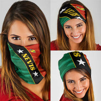 Nevis in Saint Kitts and Nevis Neck Gaiter Star Design and Coat of Arms - Wonder Print Shop
