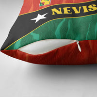 Nevis in Saint Kitts and Nevis Pillow Cover Star Design and Coat of Arms - Wonder Print Shop