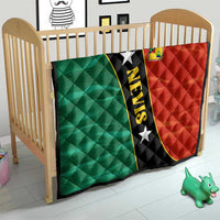 Nevis in Saint Kitts and Nevis Quilt Star Design and Coat of Arms - Wonder Print Shop