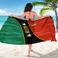 Nevis in Saint Kitts and Nevis Sarong Star Design and Coat of Arms - Wonder Print Shop