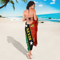 Nevis in Saint Kitts and Nevis Sarong Star Design and Coat of Arms - Wonder Print Shop