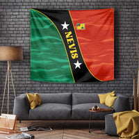 Nevis in Saint Kitts and Nevis Tapestry Star Design and Coat of Arms - Wonder Print Shop