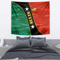Nevis in Saint Kitts and Nevis Tapestry Star Design and Coat of Arms - Wonder Print Shop