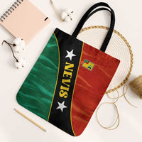 Nevis in Saint Kitts and Nevis Tote Bag Star Design and Coat of Arms - Wonder Print Shop