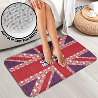 Cayman Islands Christmas Bathroom Set Xmas Pattern and Coat of Arms - Wonder Print Shop
