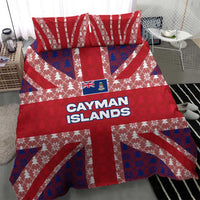 Cayman Islands Christmas Bedding Set Xmas Pattern and Coat of Arms - Wonder Print Shop