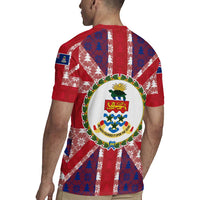 Cayman Islands Christmas Rugby Jersey Xmas Pattern and Coat of Arms - Wonder Print Shop