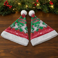 Christmas Burkina Faso Christmas Santa Hat Snowflake Horses and Coat of Arms - Wonder Print Shop