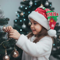 Christmas Burkina Faso Christmas Santa Hat Snowflake Horses and Coat of Arms - Wonder Print Shop