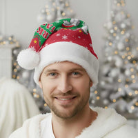 Christmas Burkina Faso Christmas Santa Hat Snowflake Horses and Coat of Arms - Wonder Print Shop