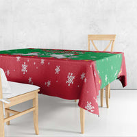 Christmas Burkina Faso Tablecloth Snowflake Horses and Coat of Arms - Wonder Print Shop