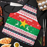 Christmas Burkina Faso Apron Reindeer Star Design - Wonder Print Shop