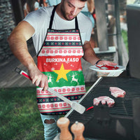 Christmas Burkina Faso Apron Reindeer Star Design - Wonder Print Shop