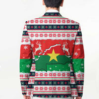 Christmas Burkina Faso Blazer Reindeer Star Design - Wonder Print Shop