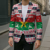 Christmas Burkina Faso Blazer Reindeer Star Design - Wonder Print Shop