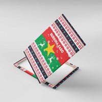 Christmas Burkina Faso Canvas Wall Art Reindeer Star Design - Wonder Print Shop