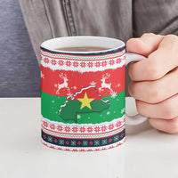 Christmas Burkina Faso Ceramic Mug Reindeer Star Design - Wonder Print Shop
