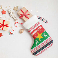 Christmas Burkina Faso Christmas Stocking Reindeer Star Design - Wonder Print Shop