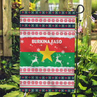 Christmas Burkina Faso Garden Flag Reindeer Star Design - Wonder Print Shop