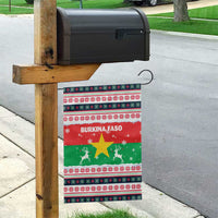 Christmas Burkina Faso Garden Flag Reindeer Star Design - Wonder Print Shop