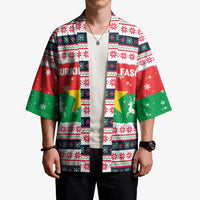 Christmas Burkina Faso Kimono Reindeer Star Design - Wonder Print Shop