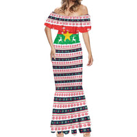 Christmas Burkina Faso Mermaid Dress Reindeer Star Design - Wonder Print Shop