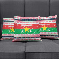 Christmas Burkina Faso Pillow Cover Reindeer Star Design - Wonder Print Shop