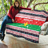 Christmas Burkina Faso Quilt Reindeer Star Design - Wonder Print Shop