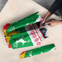 Christmas Burkina Faso Umbrella Reindeer Star Design - Wonder Print Shop