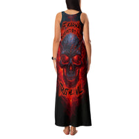 Horror Skull Family Matching Tank Maxi Dress and Hawaiian Shirt If Karma Doesn't Hit You Trust me I Will - Wonder Print Shop