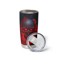 Horror Skull Tumbler Cup If Karma Doesn't Hit You Trust me I Will - Wonder Print Shop