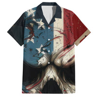 American Flag Skull Family Matching Off Shoulder Maxi Dress and Hawaiian Shirt I'm Not Anti - Social I'm Just Not User Friendly - Wonder Print Shop