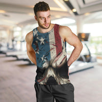 American Flag Skull Men Tank Top I'm Not Anti - Social I'm Just Not User Friendly - Wonder Print Shop