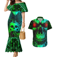 I Fing Hate These People Couples Matching Mermaid Dress and Hawaiian Shirt - Wonder Print Shop